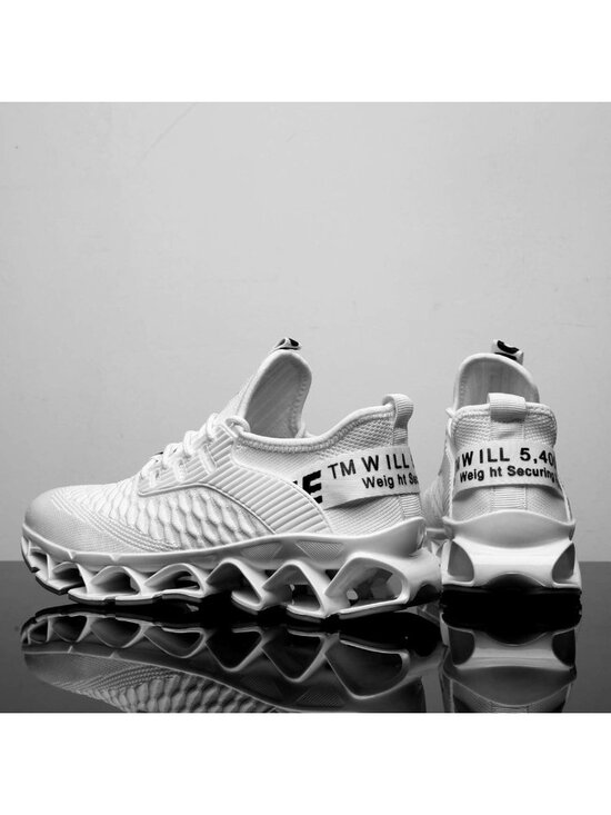 Men\'s Breathable Mesh Running Shoes - Non-Slip Casual Athletic Sneakers, Soft main image 7
